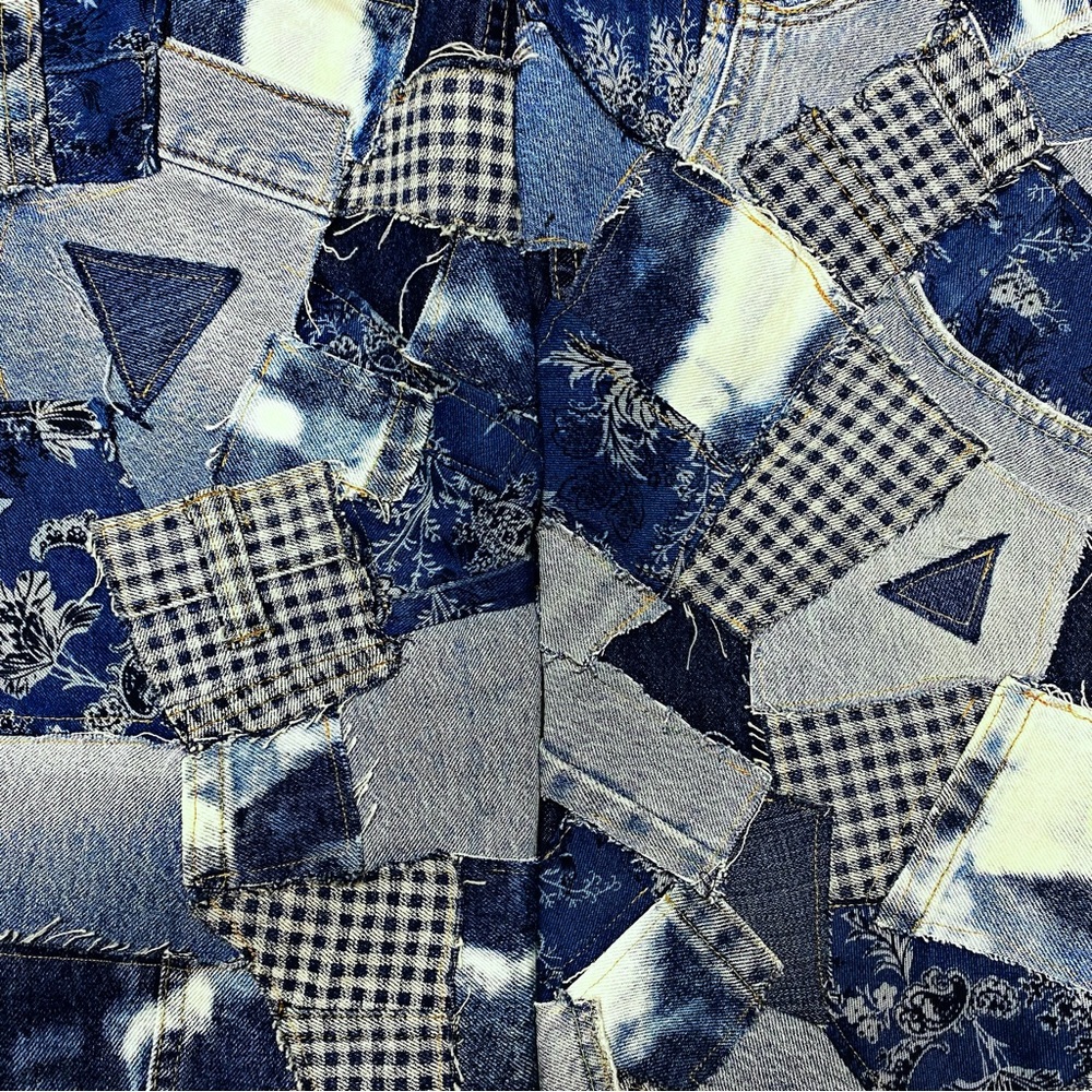 Denim patchwork jeans - Picture 7 of 10